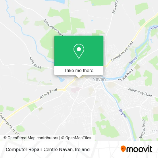 Computer Repair Centre Navan map