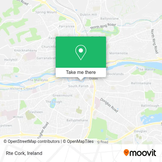 Rte Cork map