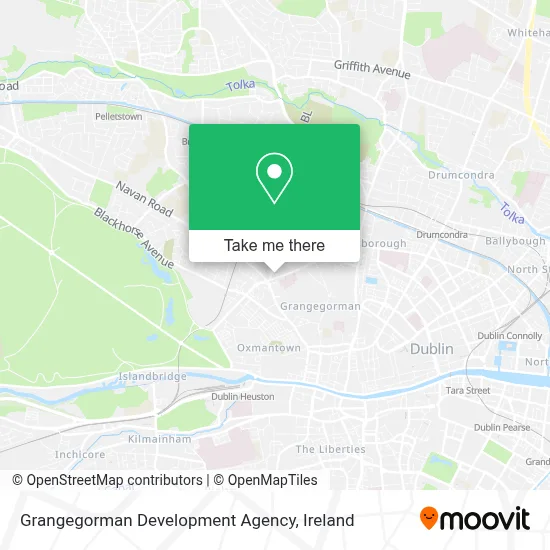 Grangegorman Development Agency map