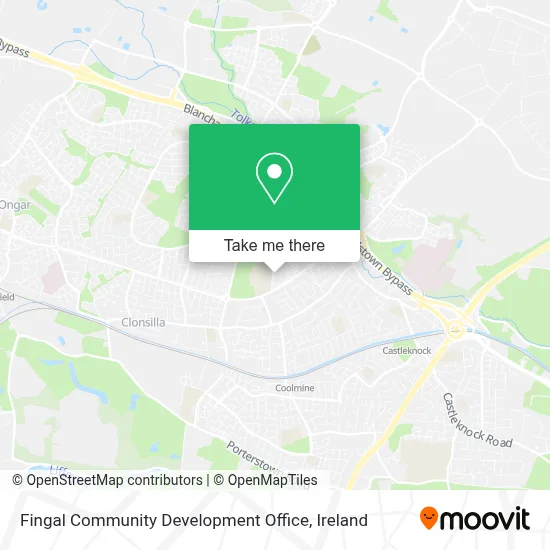 Fingal Community Development Office map
