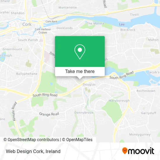 Web Design Cork map