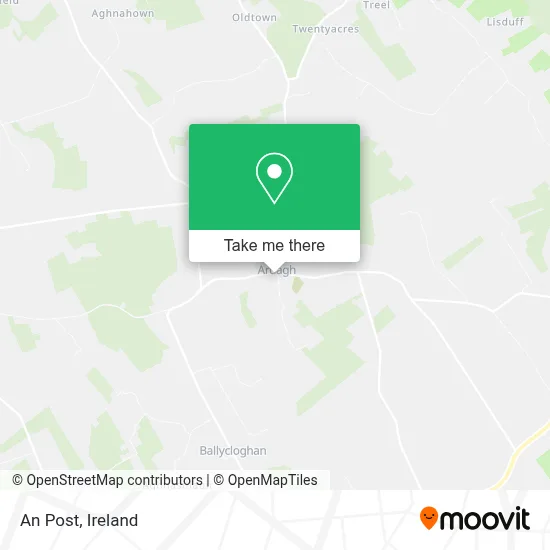 An Post map