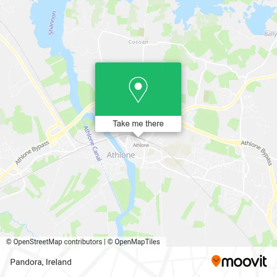 Pandora map