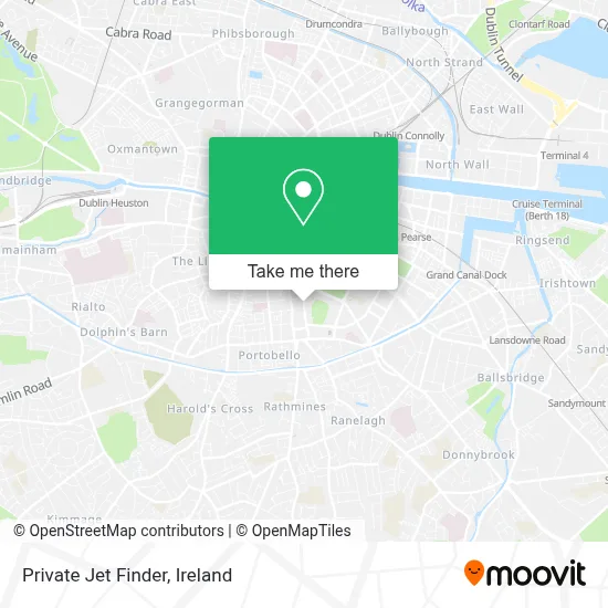 Private Jet Finder map