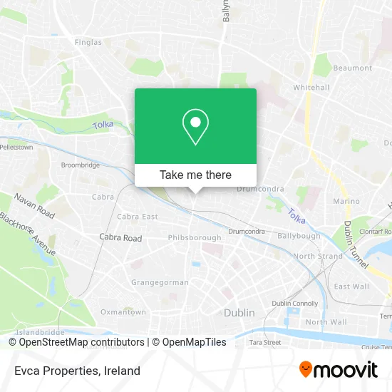 Evca Properties map