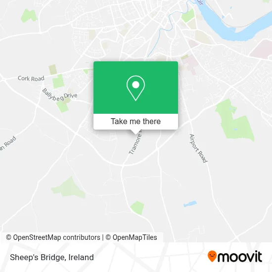 Sheep's Bridge map