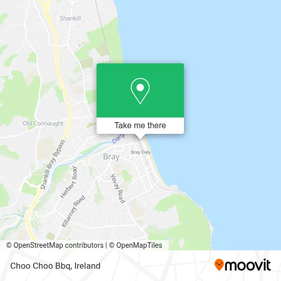 Choo Choo Bbq map