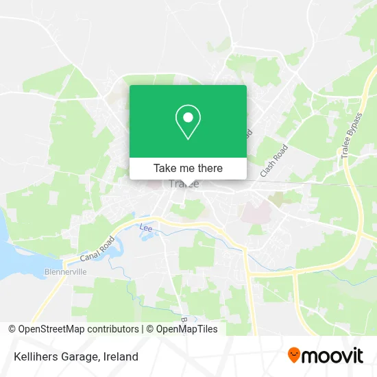 Kellihers Garage map