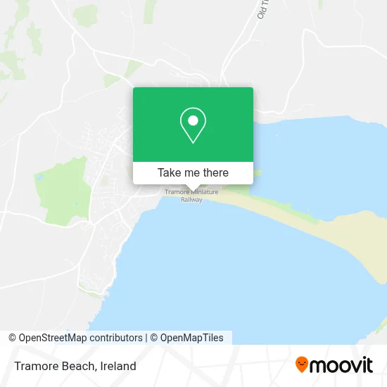 Tramore Beach map