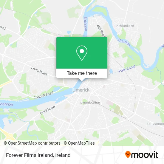 Forever Films Ireland map