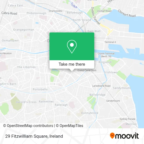 29 Fitzwilliam Square map