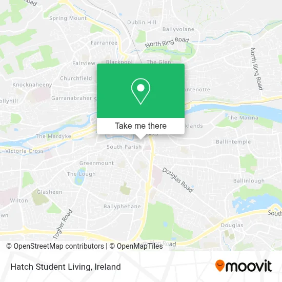 Hatch Student Living map
