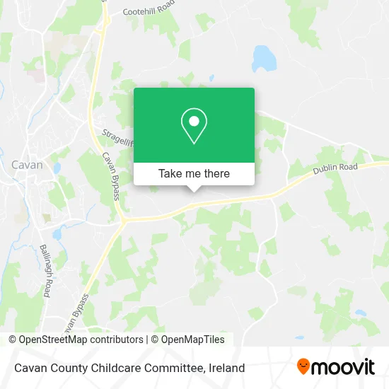 Cavan County Childcare Committee map
