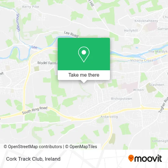 Cork Track Club map