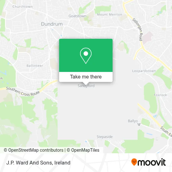 J.P. Ward And Sons map