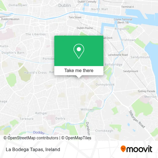 La Bodega Tapas map