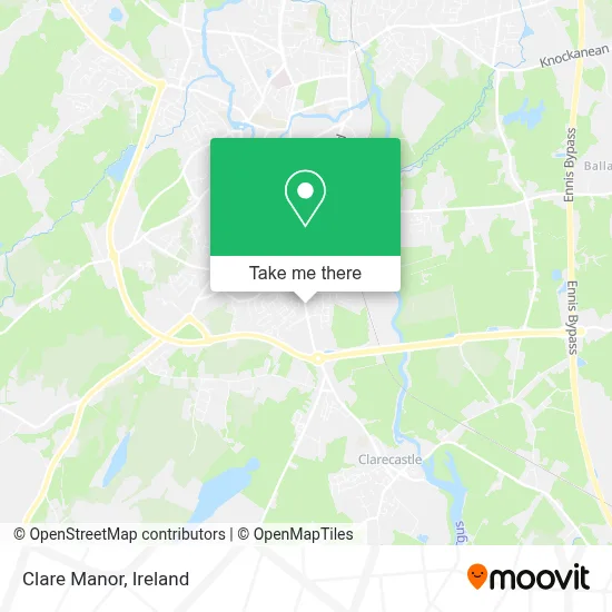Clare Manor map