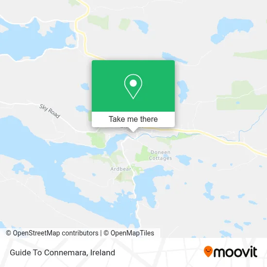 Guide To Connemara map