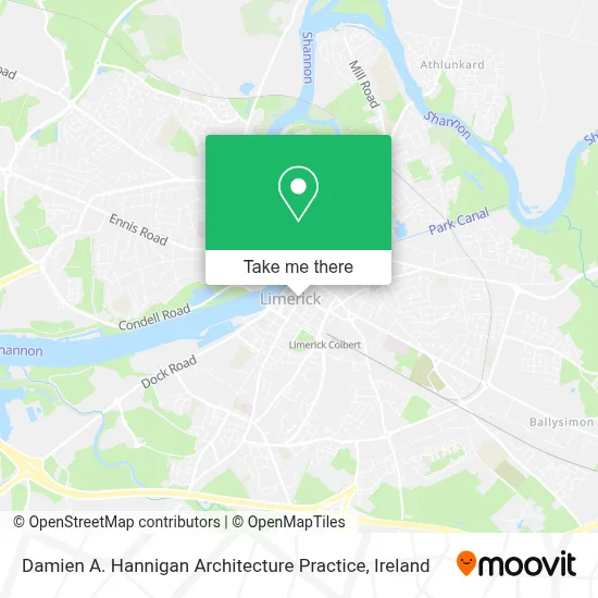 Damien A. Hannigan Architecture Practice map