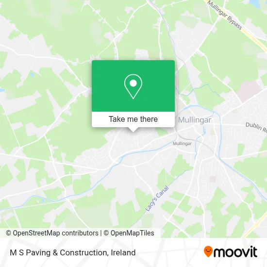 M S Paving & Construction map