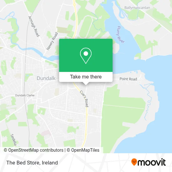 The Bed Store map