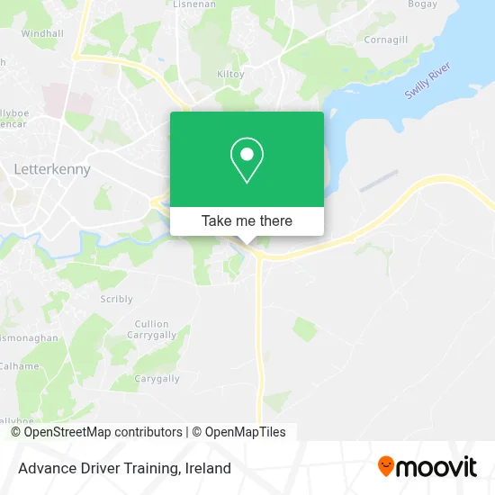 Advance Driver Training map