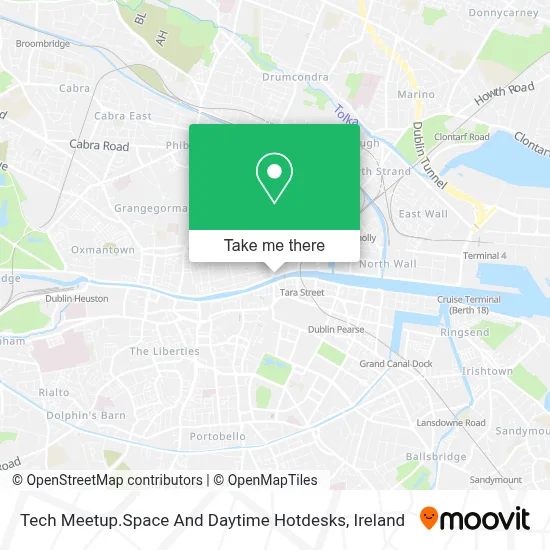 Tech Meetup.Space And Daytime Hotdesks map