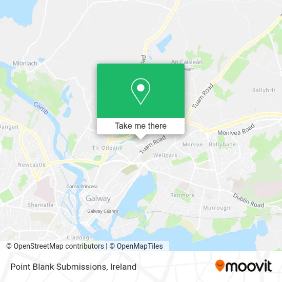 Point Blank Submissions map