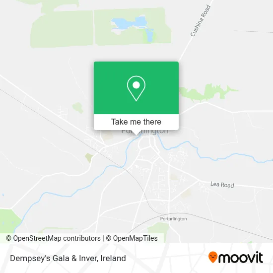 Dempsey's Gala & Inver map
