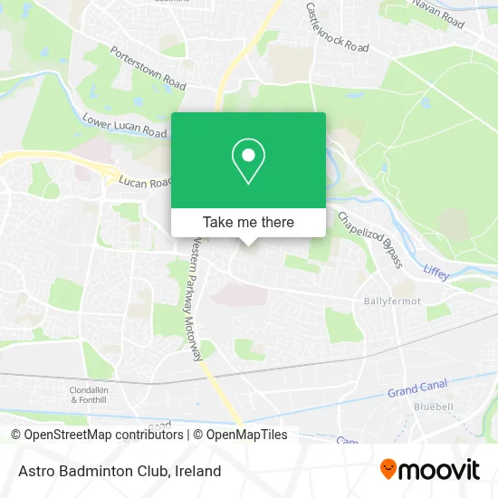 Astro Badminton Club map