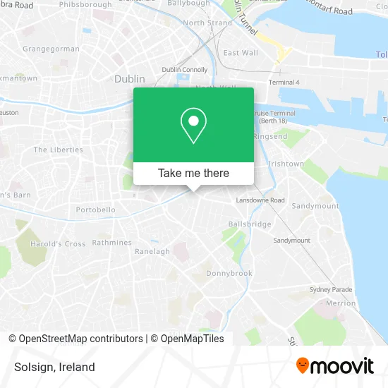 Solsign map