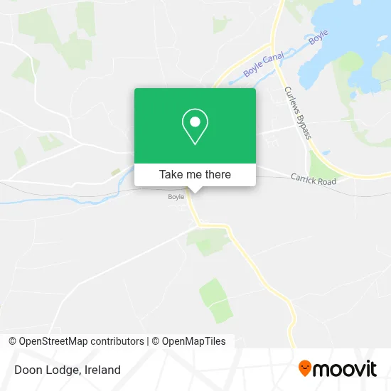 Doon Lodge map