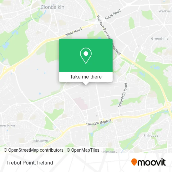 Trebol Point map