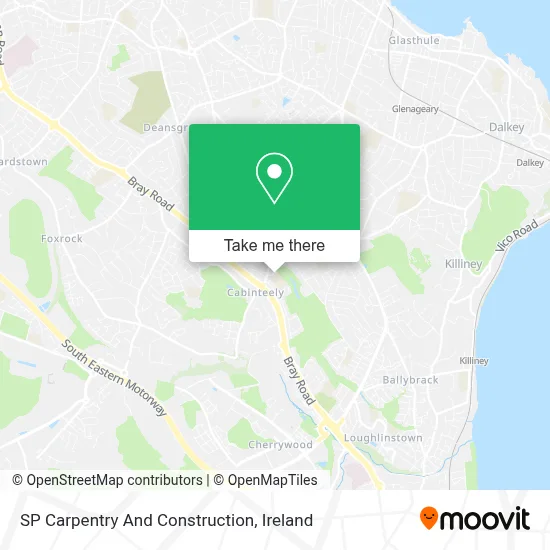 SP Carpentry And Construction map