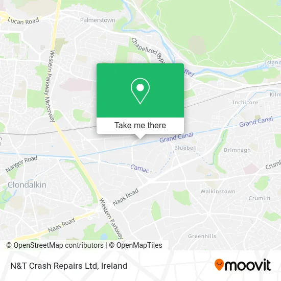 N&T Crash Repairs Ltd map