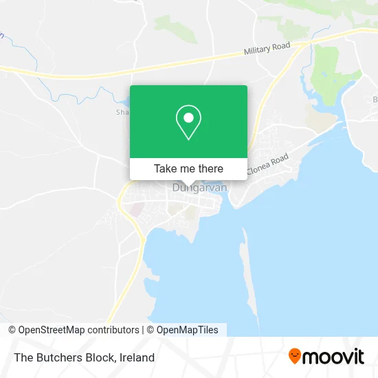 The Butchers Block map