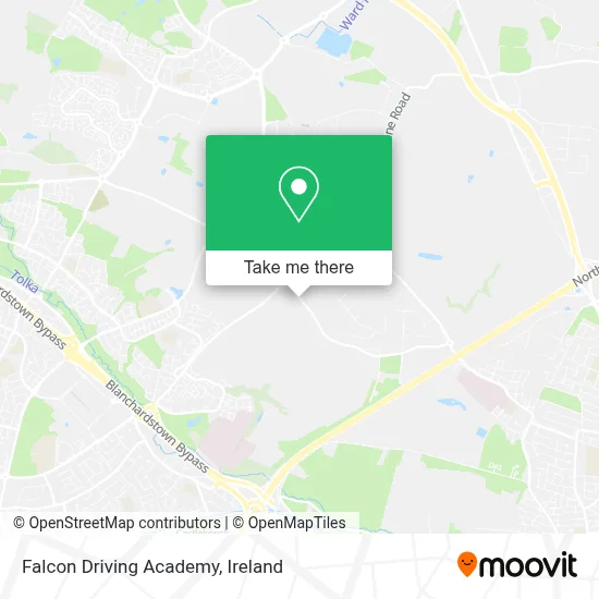 Falcon Driving Academy map