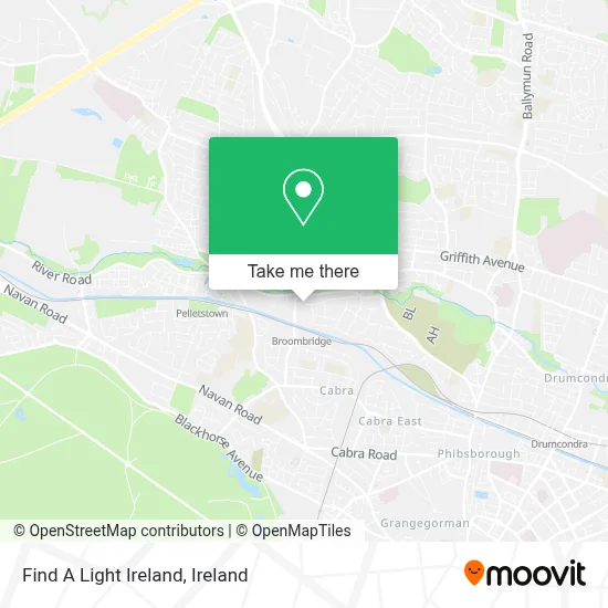 Find A Light Ireland map