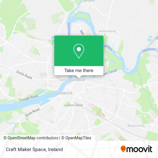 Craft Maker Space map