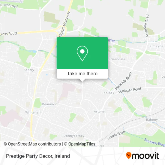 Prestige Party Decor map