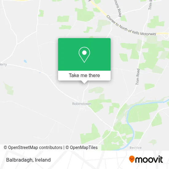 Balbradagh map