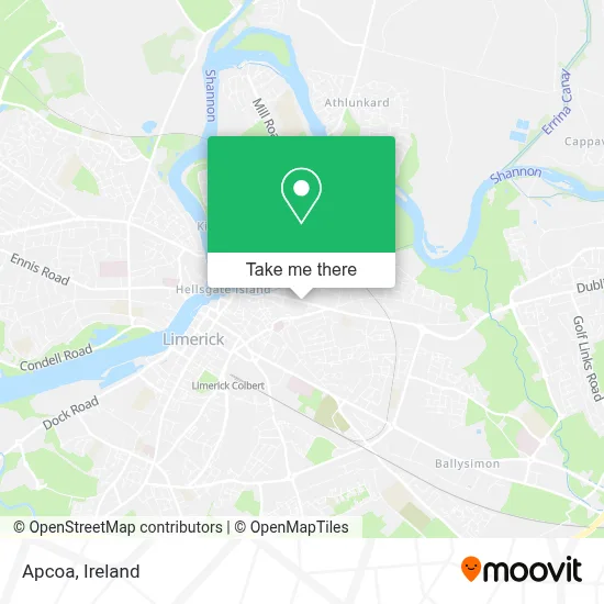 Apcoa map