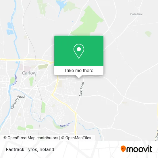 Fastrack Tyres map