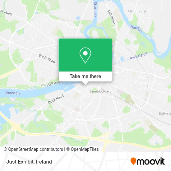 Just Exhibit map