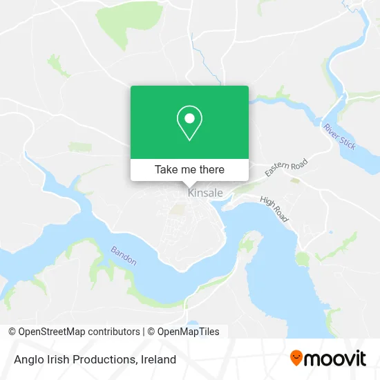 Anglo Irish Productions map