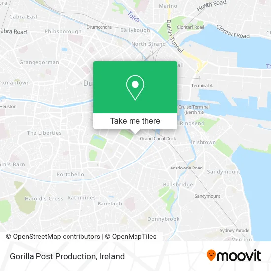 Gorilla Post Production map