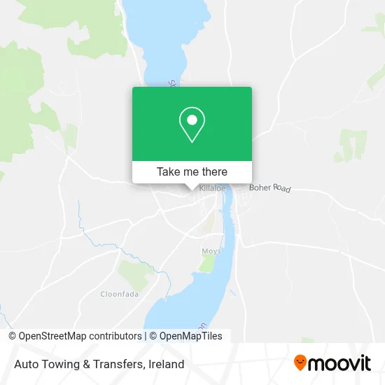 Auto Towing & Transfers map