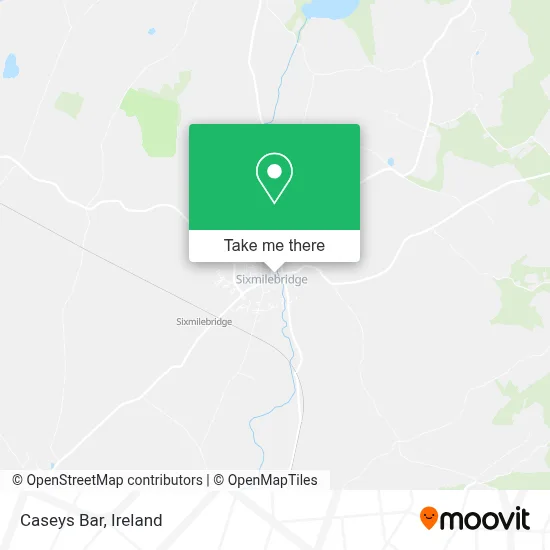 Caseys Bar map