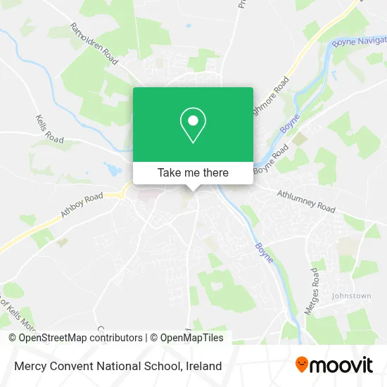Mercy Convent National School map