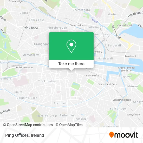 Ping Offices map